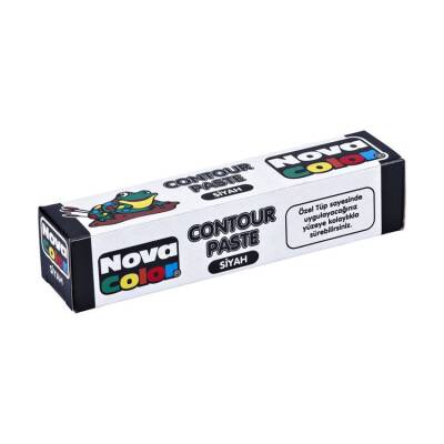 Nova Color Contour Paste (Cam Kontürü) SİYAH - 1