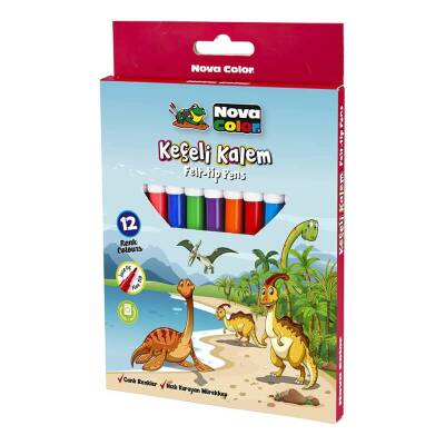 Nova Color Keçeli Kalem 12 Renk Set - 1