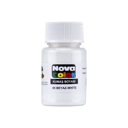 Nova Color Kumaş Boyası 30 ml Beyaz - 1