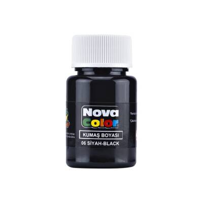 Nova Color Kumaş Boyası 30 ml Siyah - 1