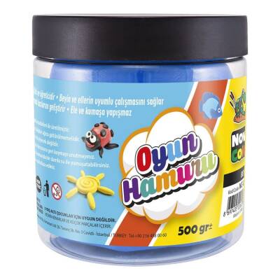 Nova Color Oyun Hamuru Tek Renk Kova 500 gr. Mavi - 1