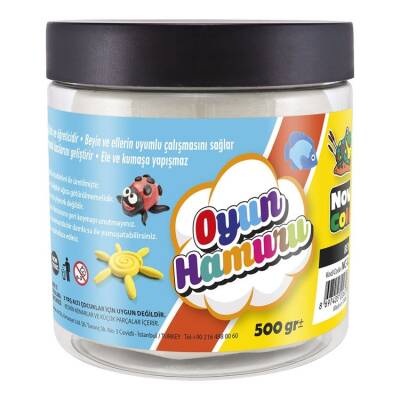 Nova Color Oyun Hamuru Tek Renk Kova 500 gr. Beyaz - 1