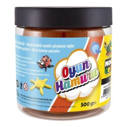 Nova Color Oyun Hamuru Tek Renk Kova 500 gr. Kahverengi - 1