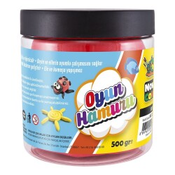 Nova Color Oyun Hamuru Tek Renk Kova 500 gr. Kırmızı - 1