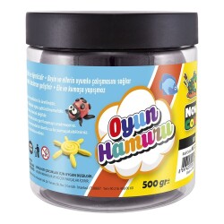 Nova Color Oyun Hamuru Tek Renk Kova 500 gr. Siyah - 1