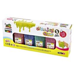 Nova Color Slime Oyun Jeli 5+1 Set - 1
