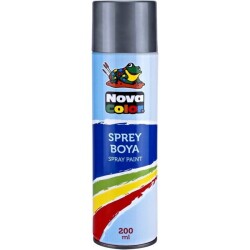 Nova Color Sprey Boya 200 ml. GRİ - 1
