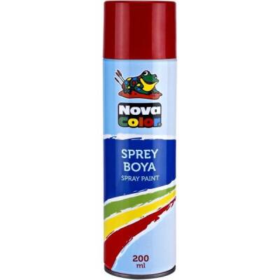 Nova Color Sprey Boya 200 ml. KIRMIZI - 1
