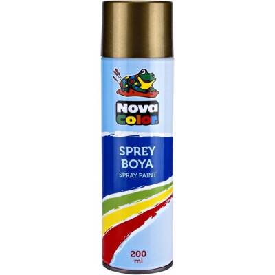 Nova Color Sprey Boya 200 ml. METALİK ALTIN - 1
