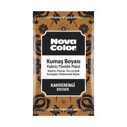 Nova Color Toz Kumaş Boyası 12 gr KAHVERENGİ - 1