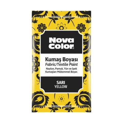 Nova Color Toz Kumaş Boyası 12 gr SARI - 1