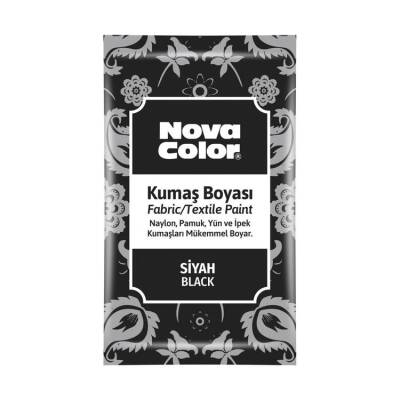 Nova Color Toz Kumaş Boyası 12 gr SİYAH - 1