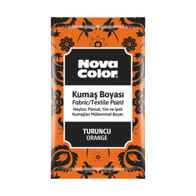 Nova Color Toz Kumaş Boyası 12 gr TURUNCU - 1