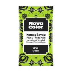 Nova Color Toz Kumaş Boyası 12 gr YEŞİL - 1