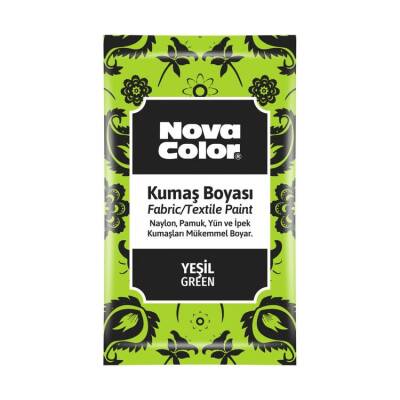 Nova Color Toz Kumaş Boyası 12 gr YEŞİL - 1