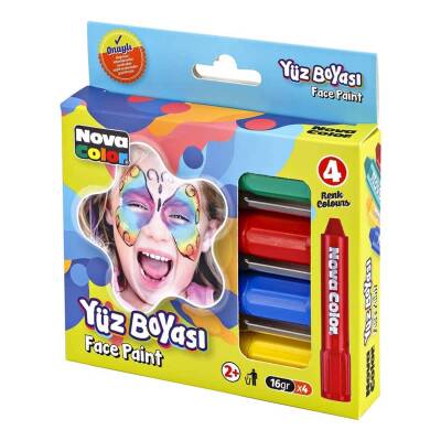 Nova Color Yüz Boyası 4 Renk Set - 1