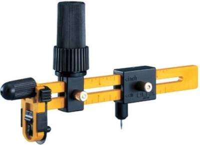 OLFA CMP-3 Daire Kesici Maket Bıçağı Yuvarlak Bıçaklı 4-22 cm Çap - 1