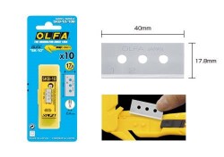 OLFA SKB-10/10B Emniyetli Maket Bıçağı Yedeği 10'lu Tüp (SK-10 için) - 1