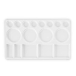 OPS RP 102 Profesyonel Godeli Dikdörtgen Resim Paleti 16x27 cm - 1
