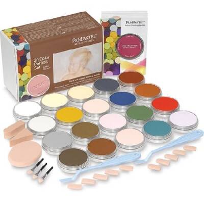 PanPastel Ultra Soft Pastel Boya Portrait Set 20 Renk Portre Tonları - 1