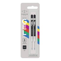 Parker Jel Kalem Refill Plastik Gövde 2'li Blister M uç Siyah - 1