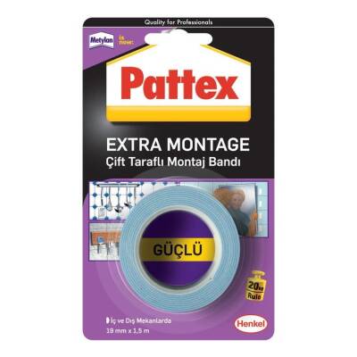Pattex Extra Montaj Tamir Bandı 19mm x 1,50mt - 1