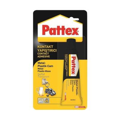 Pattex Kontakt Metal Plastik Cam Yapıştırıcı Şeffaf 50 gr Tüp - 1