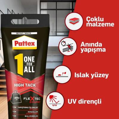 Pattex One For All High Tack Güçlü Montaj Yapıştırıcısı 142 gr Tüp - 2