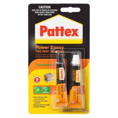 Pattex Power Epoxy Metal Rapid Yapıştırıcı (5 dk.) 2x11 ml - 1