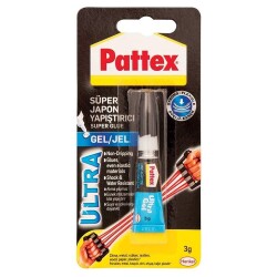 Pattex Ultra Gel Süper Japon Yapıştırıcı 3 gr - 1