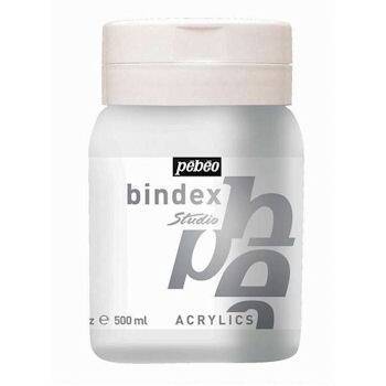 Pebeo Acrylic Bindex Studio Bağlayıcı/Yapıştırıcı 500 ml. - 1