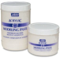 Pebeo Acrylic Modeling Paste Extra Fine Rölyef Macunu 500 ml. - 1