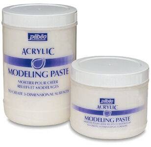 Pebeo Acrylic Modeling Paste Extra Fine Rölyef Macunu 500 ml. - 1