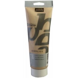 Pebeo Acrylic Texture Gel Yellow Sand Sarı Kum Jeli 250 ml. - 1