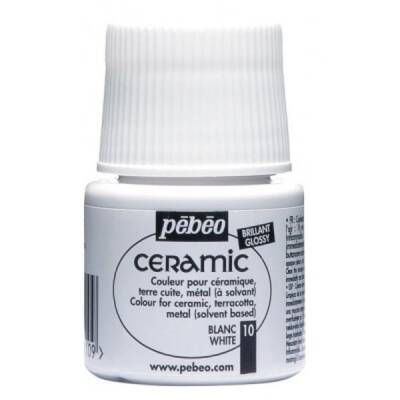 Pebeo Ceramic Seramik Boyası 10 White - 1