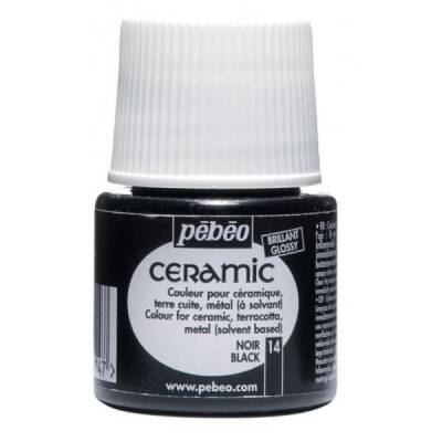 Pebeo Ceramic Seramik Boyası 14 Black - 1