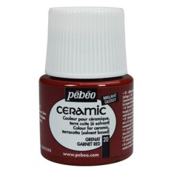 Pebeo Ceramic Seramik Boyası 20 Garnet Red - 1