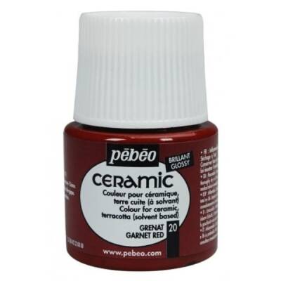 Pebeo Ceramic Seramik Boyası 20 Garnet Red - 1