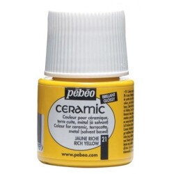 Pebeo Ceramic Seramik Boyası 21 Rich Yellow - 1