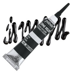 Pebeo Cerne Relief Cam Kontürü 20 ml Siyah - 1