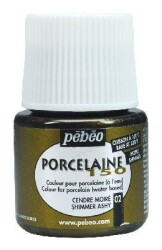 Pebeo Porcelaine 150 Fırınlanabilir Porselen Boyası (Metalik) 102 Shimmer Ashy - 1