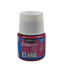 Pebeo Setacolor Glitter (Simli) Kumaş Boyası 207 TOURMALINE - 1