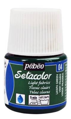 Pebeo Setacolor Light Fabric (Transparan) Kumaş Boyası 04 LAWN GREEN - 1