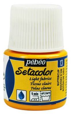 Pebeo Setacolor Light Fabric (Transparan) Kumaş Boyası 13 BUTTERCUP - 1