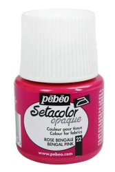 Pebeo Setacolor Light Fabric (Transparan) Kumaş Boyası 22 BENGAL PINK - 1