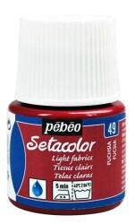 Pebeo Setacolor Light Fabric (Transparan) Kumaş Boyası 49 FUCHSIA - 1