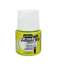 Pebeo Setacolor Shimmer (Pırıltılı) Opak Kumaş Boyası 61 CANARY YELLOW - 1