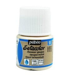 Pebeo Setacolor Shimmer (Pırıltılı) Opak Kumaş Boyası 98 IVORY - 1