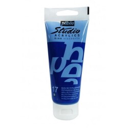 Pebeo Studio Akrilik Boya 100 ml. 17 Phthalocyanine Blue - 1