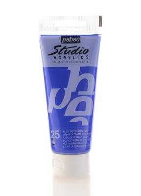 Pebeo Studio Akrilik Boya 100 ml. 25 Light Ultramarine Blue - 1